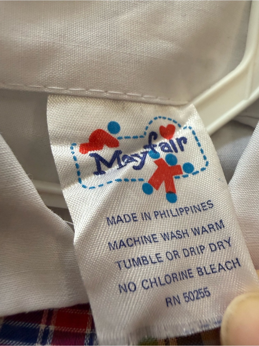 Mayfair Blue Jean Baby Plaid Short Set Vintage Outfit - Picture 3 of 5